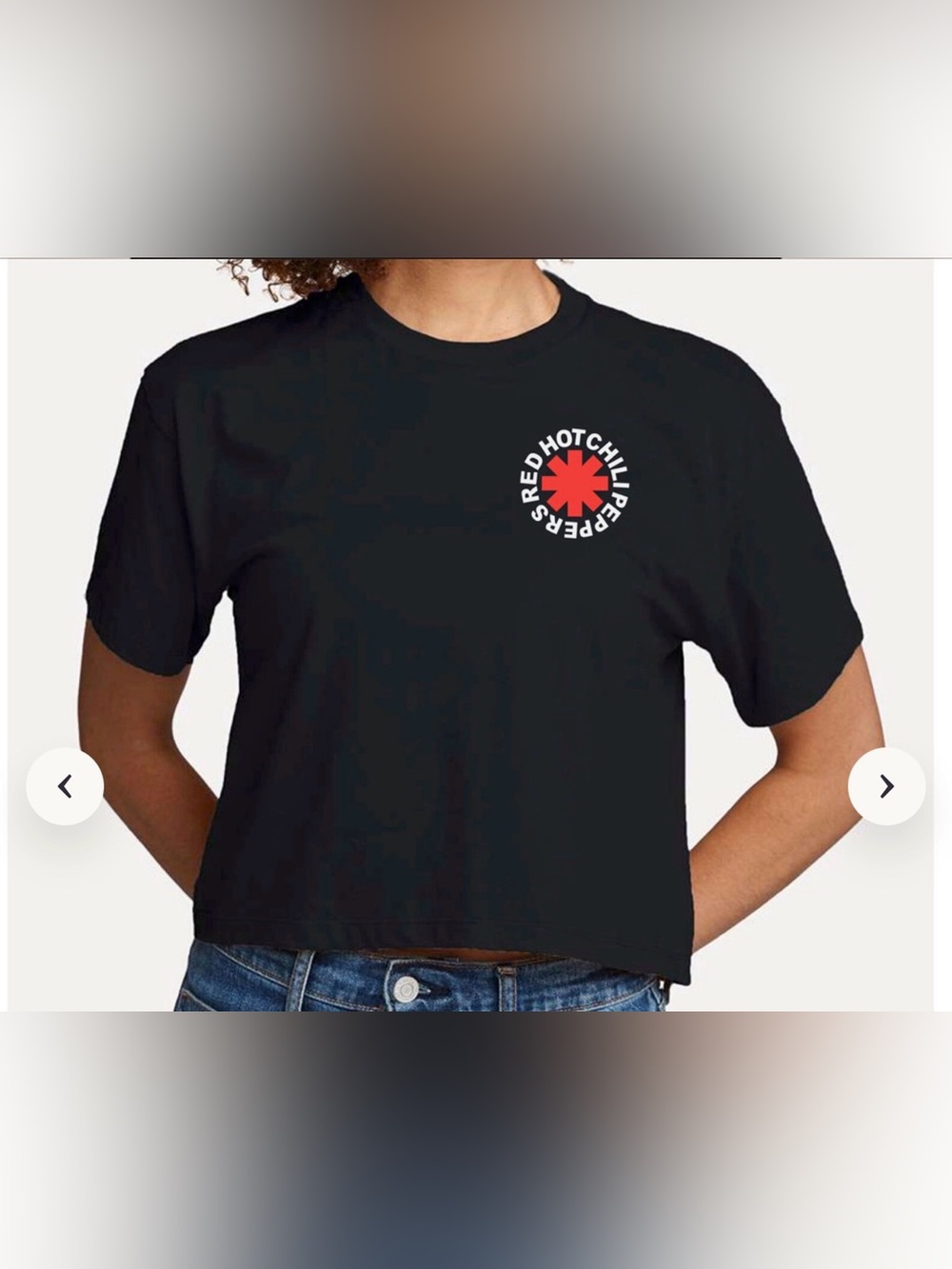 GAP Black Short-Sleeve Tee with Red Logo